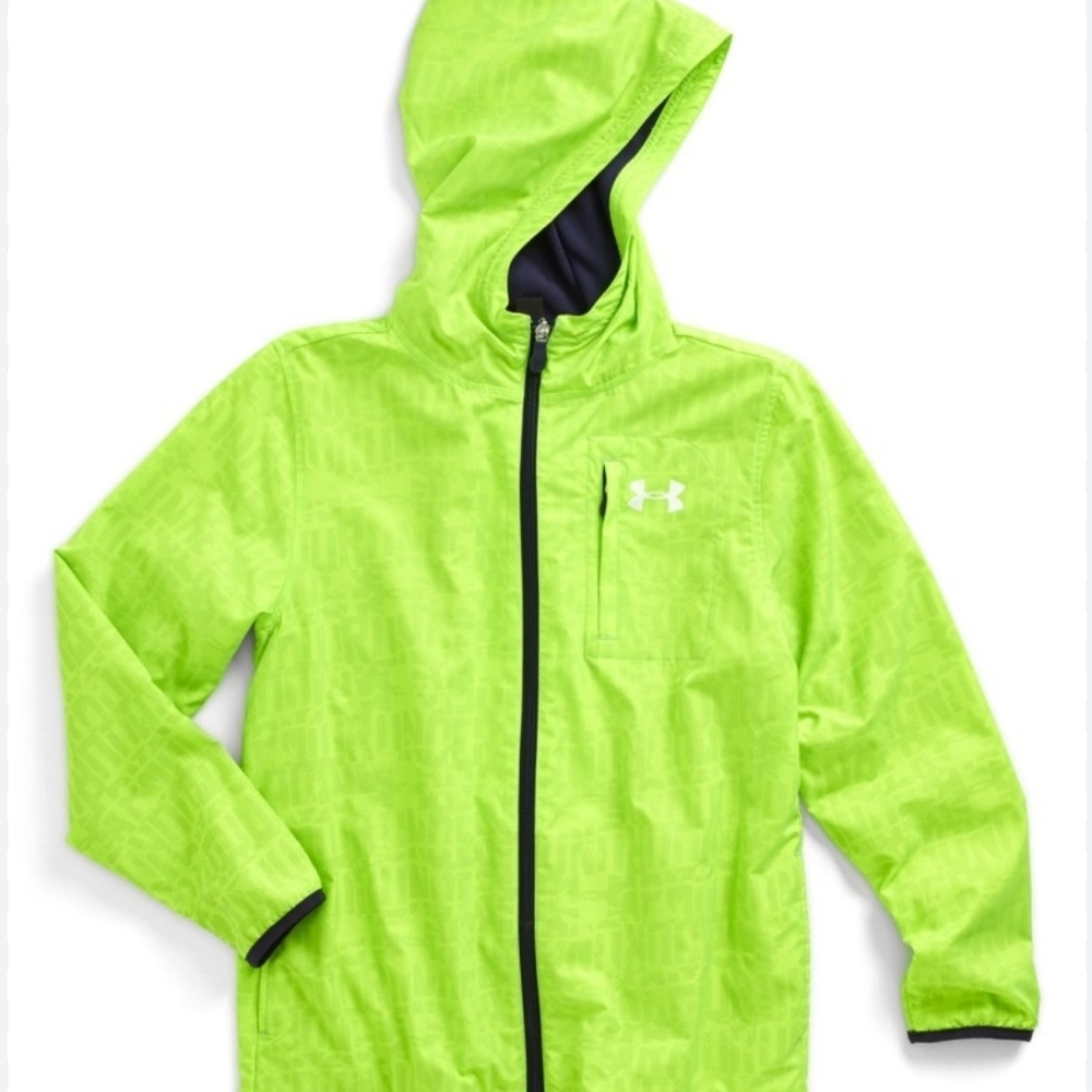 Under Armour Neon Green Hooded Jacket